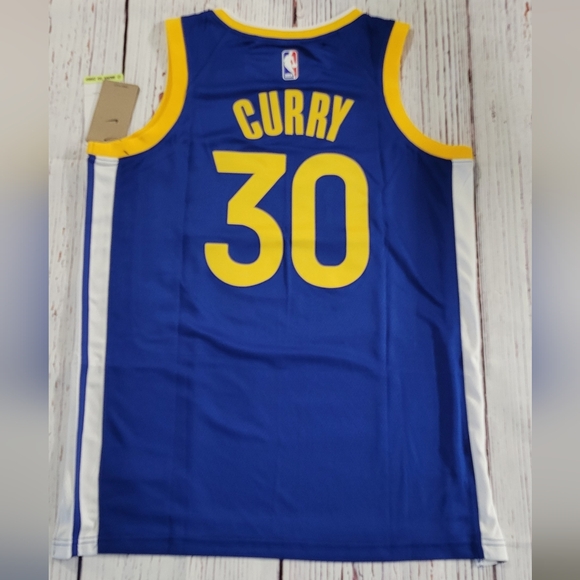 Golden State Warriors Stephen Curry Royal Swingman Jersey - Picture 3 of 5